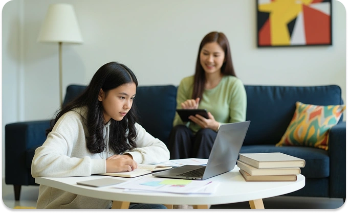 Students taking timed test — GATE exam strategy and practice WA