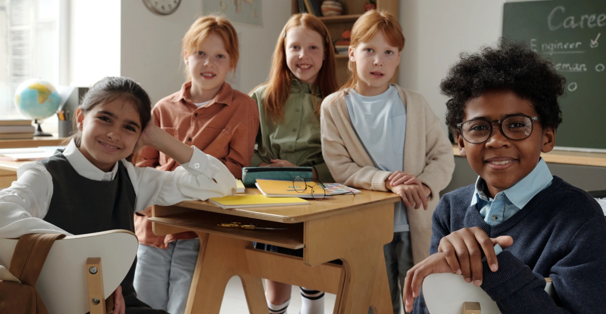 Year 3–9 student reading in library to build NAPLAN vocabulary