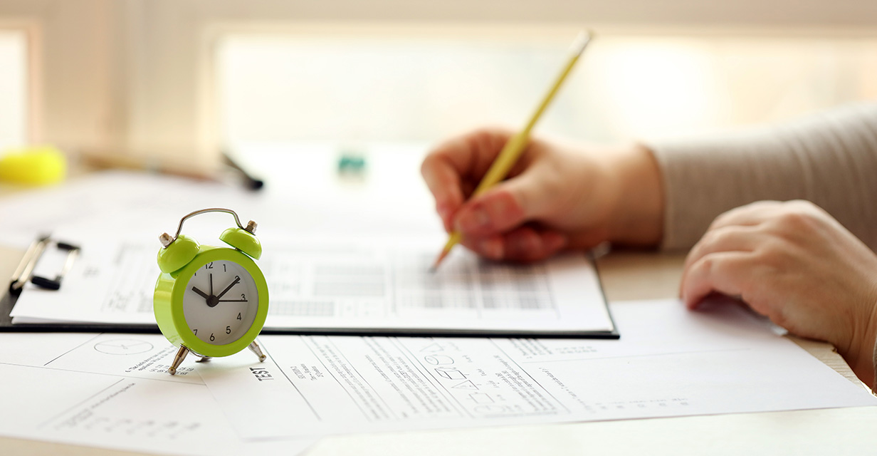 Year 3–9 student reading in library to build NAPLAN vocabulary