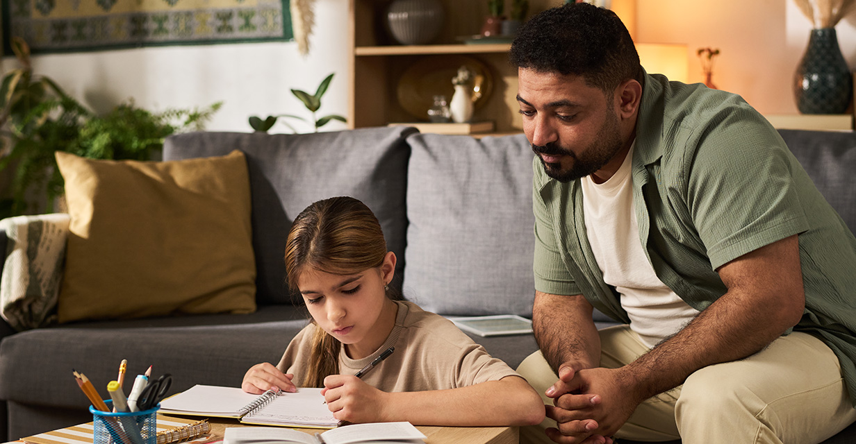 Child feeling stuck with reading while parent explains—NAPLAN inference practice