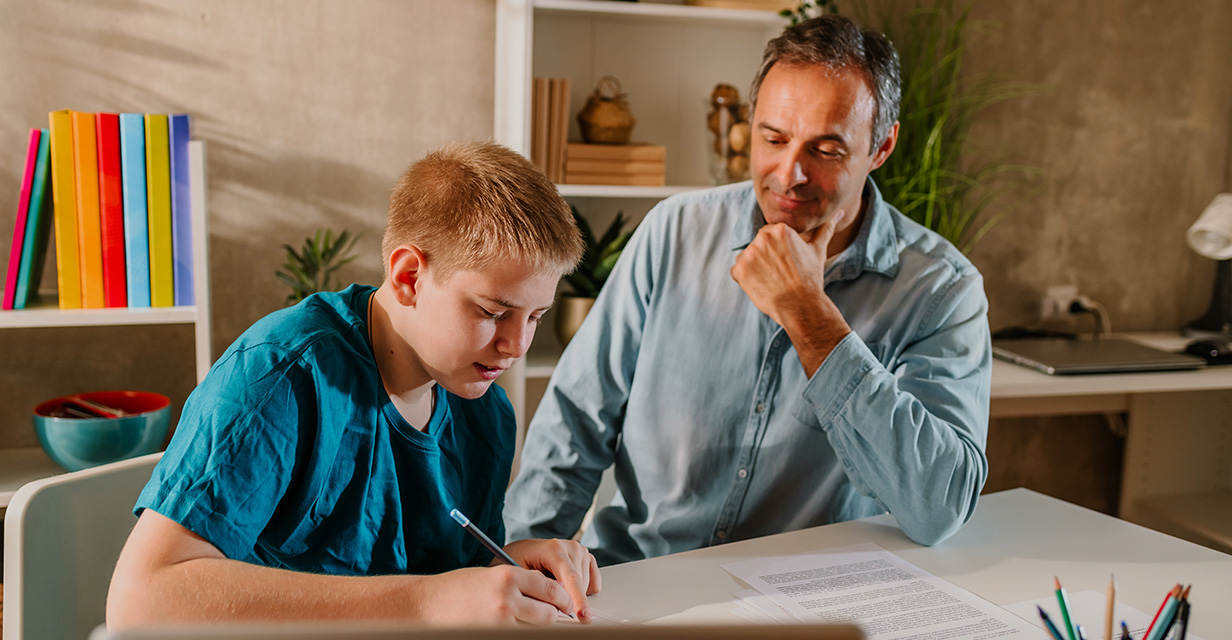 Child feeling stuck with reading while parent explains—NAPLAN inference practice
